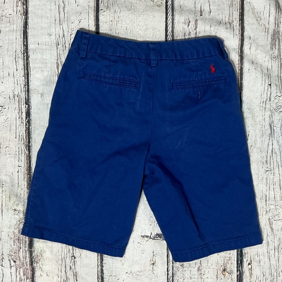 Polo Ralph Lauren Shorts Boys Blue Preppy Casual Summer Kids Youth Preppy - Picture 2 of 5
